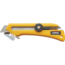 CL OLFA® 18mm Utility Knife with 90º Guide and Plastic Handle Cutting Tools