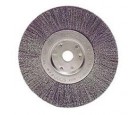 Wire Wheel 6" Diameter with 5/8"-1/2" Arbour Hole 0.0118 Gauge Crimped
