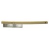 Scratch Brush 1-1/8" Wide .012 Gauge (Stainless Steel) Wire Brushes - Hand & Mandrel Mount