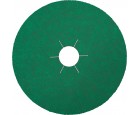 Resin Fibre Disc 4-1/2" x 7/8" CS570 Zirconia with Grinding Aid 100 Grit Klingspor 204090