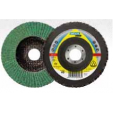 Flap Disc 4-1/2" Diameter 7/8" Arbour Hole SMT636 80 Grit Klingspor 322828 4-1/2" Flap Discs