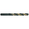 #18 Jobber Length Heavy Duty High Speed Steel Black & Gold USA USA - Gold-Black 135° Split Point 