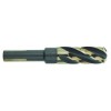 List No. 1458 - 11/16 1/2 3-Flats High Speed Steel Black & Gold Made In U.S.A. Prentice - Silver & Deming - 1/2" Shank - Reduced Shank