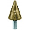 *81550 List No. 401GH - 1/8" to 1/2" Step Drill Helical Flute 13 Steps HSS TiN Made In Germany Step Drills