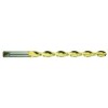 List No. 1356G - 9/32 Taper Length Parabolic High Speed Steel TiN Made In U.S.A. Parabolic