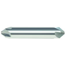 50520 - 1/4 Double End 60 Degree 4 Flute Carbide Bright Made In U.S.A. 4 Flute
