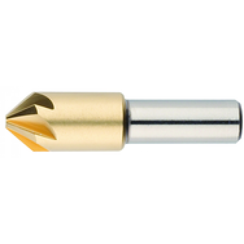 Bright Finish Solid Carbide 90 degree Split Point 3/8 Size Morse Cutting Tools 56147 Chatterless Countersinks 6 Flutes