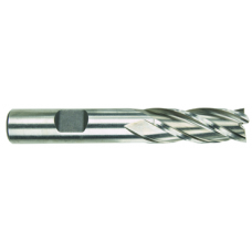 List No. 4550G - 13/16 4 Flute 3/4 Shank Single End Center Cutting High Speed Steel Regular Length TiN Made In U.S.A. Regular Length
