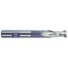 List No. 1899 - 3/4 2 Flute 3/4 Shank Single End Center Cutting High Speed Steel Extended Length Bright Made In U.S.A. Standard Shank