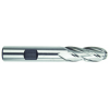 List No. 4554G - 1/2 4 Flute 1/2 Shank Single End Ball Center Cutting High Speed Steel Regular Length TiN Made In U.S.A. Ball Nose