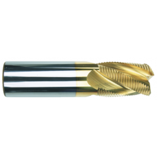 List No. 5972C - 5/16 4 Flute 5/16 Shank Single End Center Cutting Roughing Carbide Regular Length TiCN Made In U.S.A. Solid Carbide - Roughing