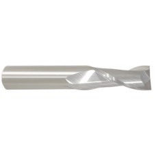List No. 5959 - 7.00mm 2 Flute 8.00mm Shank Single End Center Cutting Carbide Regular Length Bright Made In U.S.A. Metric