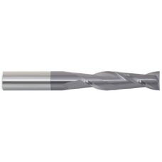 List No. 5950T - 1/8 2 Flute 1/8 Shank Single End Center Cutting Carbide Extra Long Length ALTiN Made In U.S.A. Regular, Long & Extra Long
