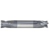 List No. 5895T - 1/8 4 Flute 3/8 Shank Double End Center Cutting Carbide Regular Length ALTiN Made In U.S.A. Square End