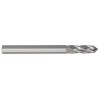List No. 5989 - 1/16 4 Flute 1/8 Shank Single End 90 Degree Point Angle Carbide Regular Length Bright Made In U.S.A. 60° & 90° Point