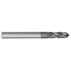 List No. 5989T - 7/16 4 Flute 7/16 Shank Single End 90 Degree Point Angle Carbide Regular Length ALTiN Made In U.S.A. 60° & 90° Point