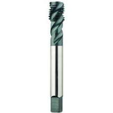 List No. 2089 - 9/16-18 Semi-Bottoming H5 HPT High Performance Tap Spiral Flute-DIN Length 3 Flutes Powder Metallurgy High Speed Steel Black Made In U.S.A. D.I.N. Length