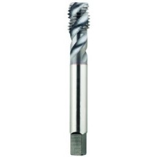 List No. 2089C - 5/8-11 Semi-Bottoming H5 HPT High Performance Tap Spiral Flute-DIN Length 3 Flutes Powder Metallurgy High Speed Steel TiCN Made In U.S.A. D.I.N. Length