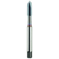 List No. 2088MC - M6 x 1.00 Plug D5 HPT High Performance Tap Spiral Point-DIN Length 3 Flutes Powder Metallurgy High Speed Steel TiCN Made In U.S.A. D.I.N. Length