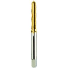 List No. 2105G - #6-32 Plug H5 Thread Forming  Flutes High Speed Steel TiN Made In U.S.A. Standard HSS