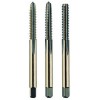 *86825 List No. 114 - #12-24 Hand Tap Set H3 4 Flutes High Speed Steel Black & Gold Made In U.S.A. Fractional