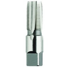 List No. 2123 - 1/4-18 NPS-Pipe Straight 4 Flutes High Speed Steel Bright Made In U.S.A. Straight