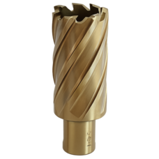 1-1/8" Diameter 1" Long Annular Cutter Gold Series