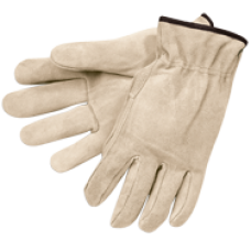 Split Leather Driver Gloves - Medium Leather Gloves