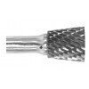 Carbide Burr SN-1 Inverted Cone Shape 1/4" Diameter 5/16" Long 1/4" Shank Double Cut SN Inverted Cone Shape