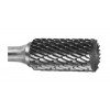 Carbide Burr SB-5L6 Cylinder Shape End Cut 1/2" Diameter 1" Long Double Cut 6" Long Shank 50,000 max rpm SB Cylinder Shape End Cut