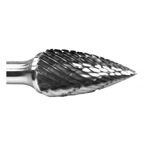 Made in USA NEW SG-3 Double Cut Carbide Bur Pointed End Tree Shape 3/8” cut