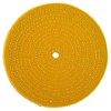 Yellow Sewn Buffing Wheel - 40 Ply - 8" X 5/8" Buffs