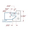 Stile & Rail Cutter 120mm Diameter 30mm Cutting Edge 3 Wing 1-1/4" Bore Counter Clockwise with Profile C