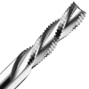 1/2" Diameter x 1-5/8" Long x 1/2" Shank x 3 Flute Downcut High Helix Ripper Bit Spiral Bits