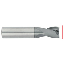 HSS Square End Mill - Up to 5/8" - End Grind Only With ALCrTiN Coating 