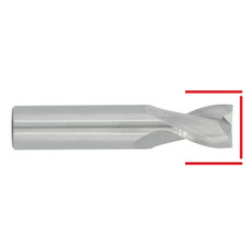 Carbide Square End Mill - Up to 9/16" - End & OD Grind 