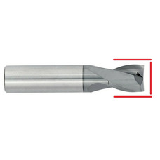 HSS Square End Mill - Up to 11mm - End & OD Grind With ALCrTiN Coating 