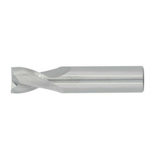 1/2" Diameter 2 Flute 5/8" Cut 2-1/2" Length 1/2" Round Shank Single End Square Uncoated Standard Carbide End Mills
