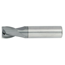 1/2" Diameter 2 Flute 5/8" Cut 2-1/2" Length 1/2" Round Shank Single End Square TiALN Standard Carbide End Mills