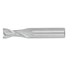 15/32" Diameter 2 Flute 1" Cut 3" Length 1/2" Round Shank Single End Square Uncoated Standard Carbide End Mills
