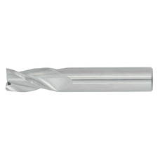 21/64" Diameter 3 Flute 7/8" Cut 2-1/2" Length 3/8" Round Shank Single End Square Uncoated Standard Carbide End Mills