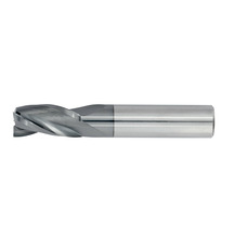 13/64" Diameter 3 Flute 5/8" Cut 2-1/2" Length 1/4" Round Shank Single End Square TiALN Standard Carbide End Mills