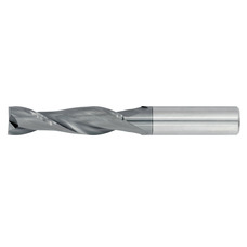 3/8" Diameter 2 Flute 1-1/8" Cut 3" Length 3/8" Round Shank Single End Square TiALN Standard Carbide End Mills