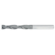 1/4" Diameter 2 Flute 1-1/2" Cut 4" Length 1/4" Round Shank Single End Square TiALN Standard Carbide End Mills