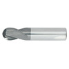 1/16" Diameter 2 Flute 1/8" Cut 1-1/2" Length 1/8" Round Shank Single End Ball Nose TiALN Standard Carbide End Mills