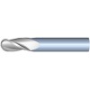 1" Diameter 3 Flute 1-1/2" Cut 4" Length 1" Round Shank Single End Ball Nose Uncoated Standard Carbide End Mills