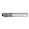 1" Diameter 4 Flute 1-1/2" Cut 4" Length 1" Round Shank Single End Ball Nose TiALN Standard Carbide End Mills