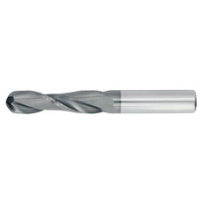 5/8" Diameter 2 Flute 2-1/4" Cut 5" Length 5/8" Round Shank Single End Ball Nose TiALN Standard Carbide End Mills