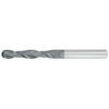 1" Diameter 2 Flute 4" Cut 7" Length 1" Round Shank Single End Ball Nose TiALN Standard Carbide End Mills