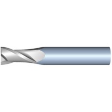 3.5mm Diameter 2 Flute 12mm Cut 50mm Length 4mm Round Shank Single End Square Uncoated Standard Carbide End Mills